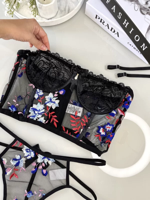 Corset Florescente Bordado - Image 7