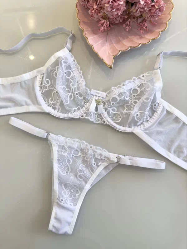 Conjunto de Tule Zara Branco - Image 2