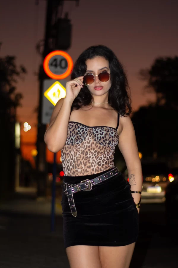 Body Animal Print Oncinha - Image 7